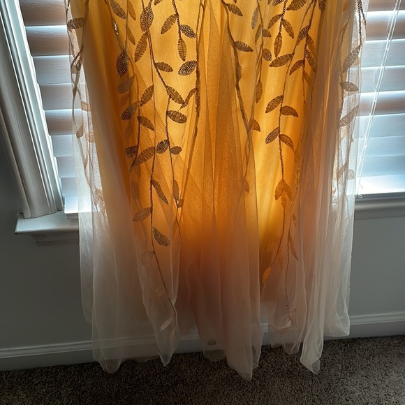 Tan Long Shein Dress - Picture 2 of 4